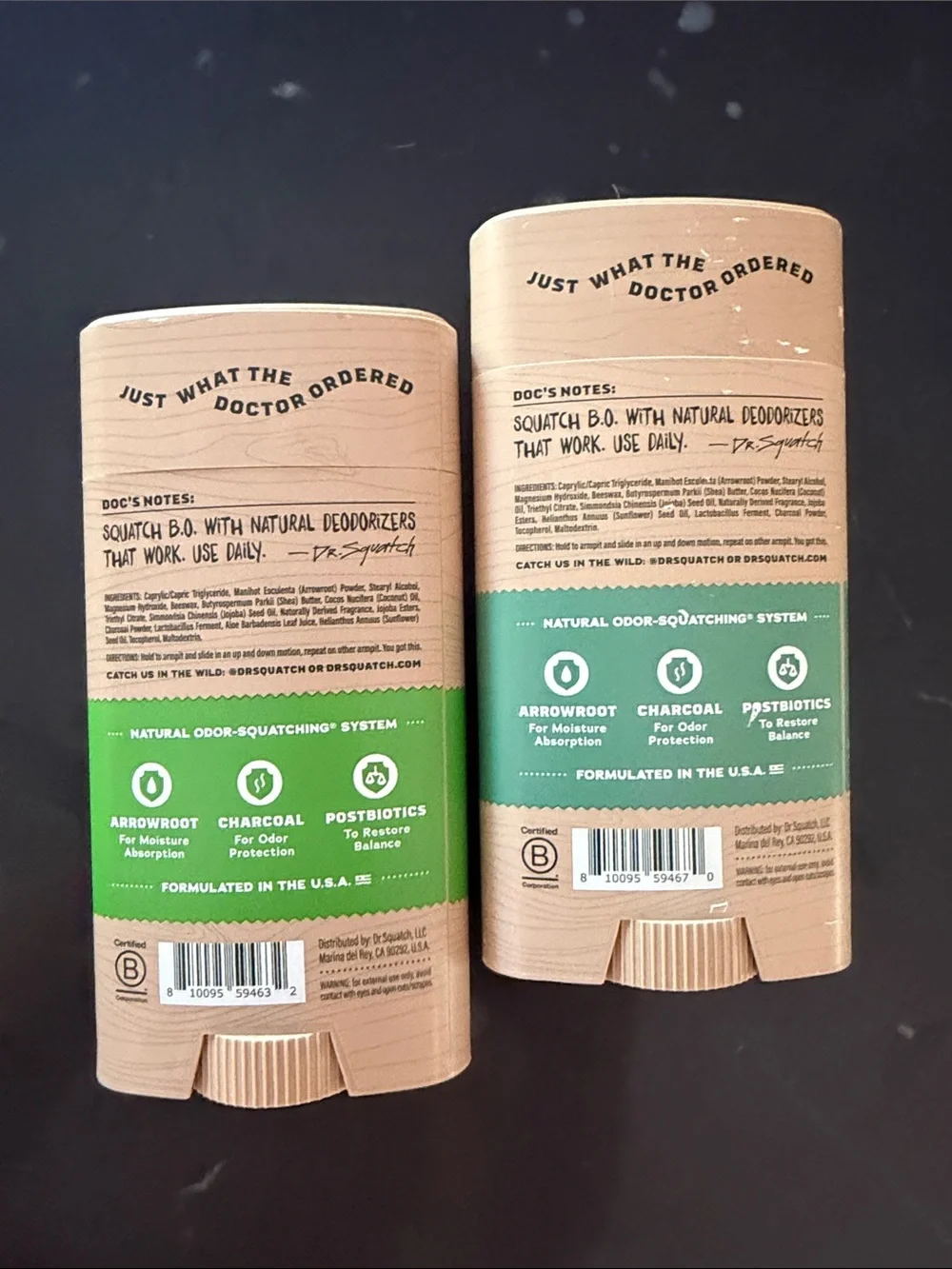 Men’s Natural Deodorant - Cool Fresh Aloe & Rainforest Rapids (Green)